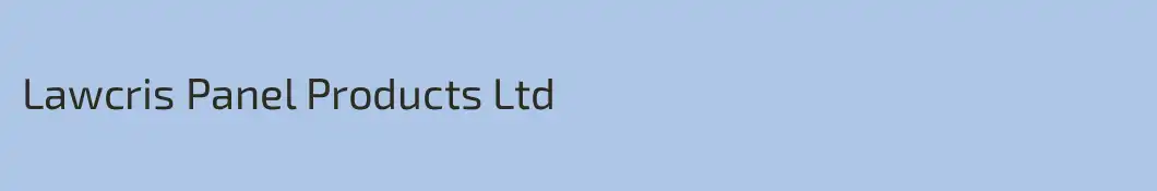 Lawcris Panel Products Ltd